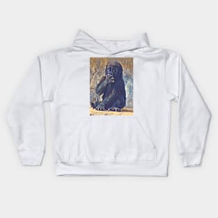 Baby Western Lowland Gorilla Kids Hoodie